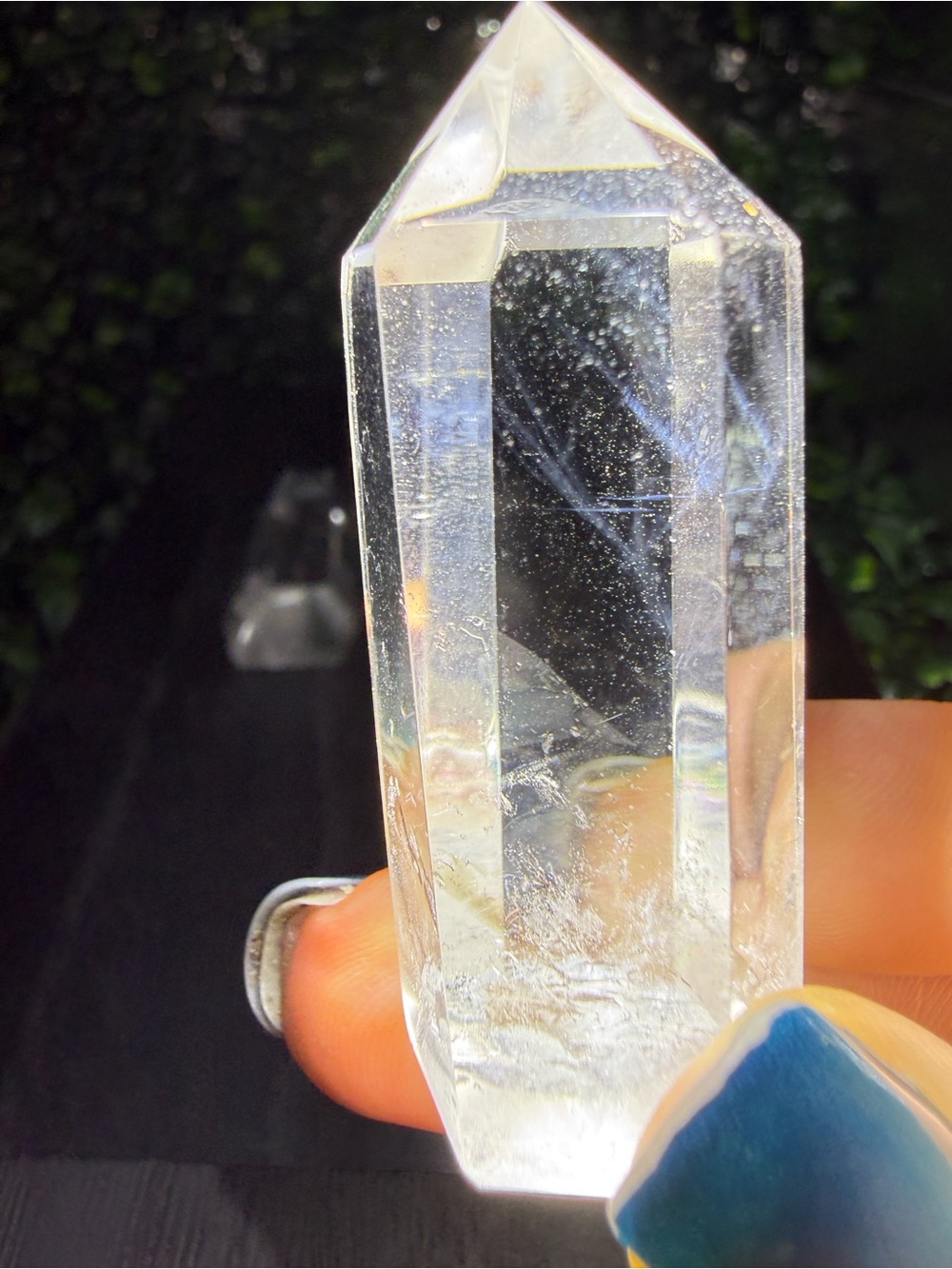 Blue Needle Quartz Tower - 32-34 grams